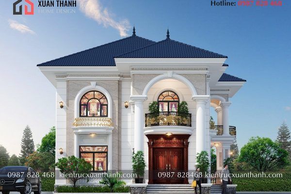 50 mẫu biệt thự 2 tầng đẹp nhất miền Đông Nam Bộ năm 2018 do Vinatrends thiết  kế